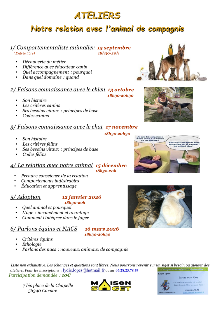 Relation animaux
