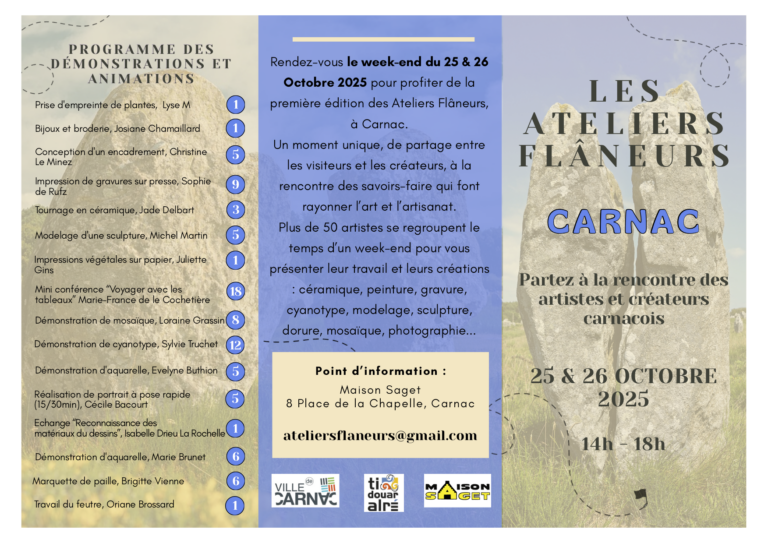 Ateliers flâneurs programme - 1