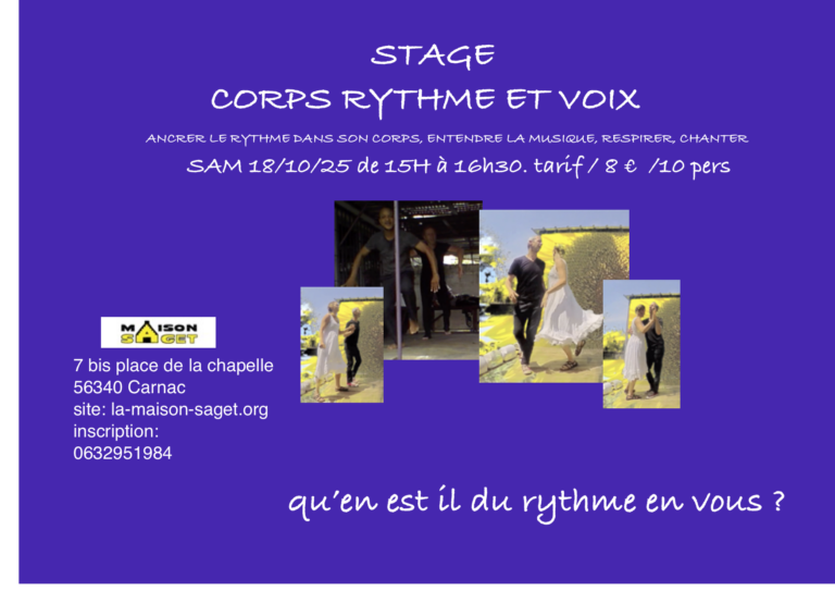 RYTHME ET CORPS - copie maison saget