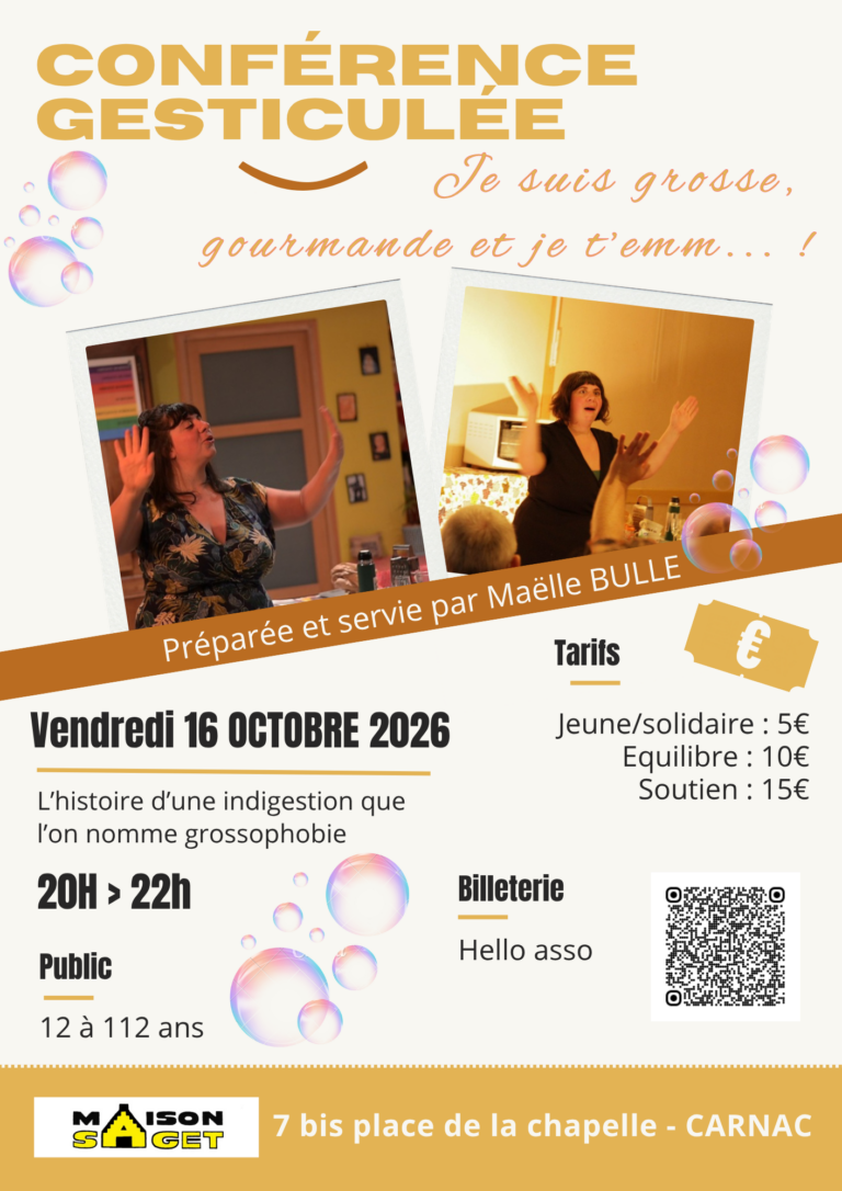 Conférence gesticulée Maëlle
